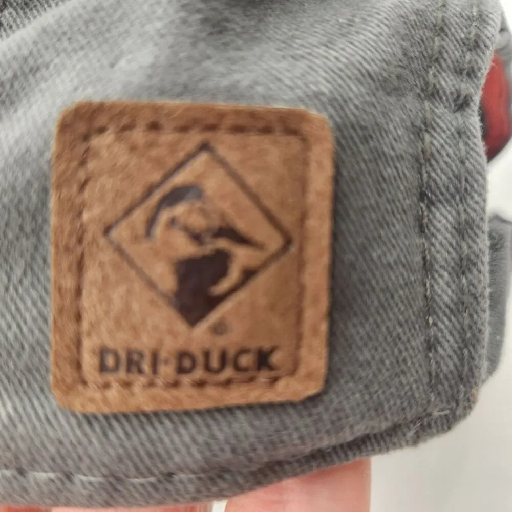 Union Pacific Dri-Duck Truckers Hat Cap Wild Life Series Gray Orange Adjust Logo
